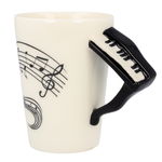 KUBEK MUZYKA Pianino porcelana Na prezent dla pianisty 220 ml