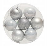 BOMBKI CHOINKOWE W PUDEŁKU NIE TŁUKĄCE SIĘ OZDOBY ŚWIĄTECZNE 7 pcs 7 cm