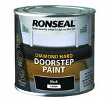 Farba progowa Ronseal Black Satin, 250ml