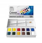 FARBY FARBKI AKWARELE COTMAN ZESTAW 12 SZTUK WINSOR & NEWTON KOLOROWY