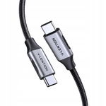 Kabel USB-C oplot 1m Lention solidny
