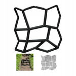 FORMA BRUKARSKA GIPSOWA DO KOSTKI BRUKOWEJ KOCIE ŁBY DO OGRODU DOMU 35x35CM