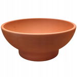 Doniczka 31 cm x 31 x 13 cm średnica 31 cm ceramika pomarańczowego