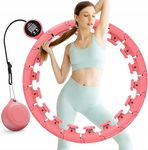 HULA HOP ODCHUDZAJĄCY SMART Z LICZNIKIEM I OBCIĄŻENIEM INTELIGENTNA FITNESS