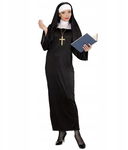 KOSTIUM ZAKONNICY HABIT STROJE HALLOWEEN KARNAWAŁ BAL PRZEBIERAŃCÓW L 170