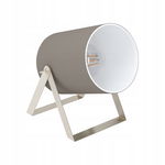 Lampa stołowa Eglo VILLABATE odcienie szarości i srebra 40 W reflektor