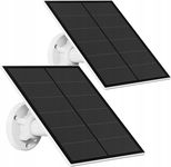 Panel słoneczny 5 W do kamery akumulatorowej zewnętrznej 2 PANELE USB/USB C