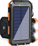 POWERBANK ŁADOWARKA SŁONECZNA SOLARNA LATARKA 38800 mAh USB LED