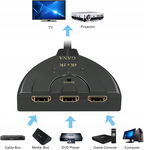 Przełącznik HDMI Gana 3 Port 4K HDMI Switch