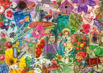 PUZZLE DO UKŁADANIA OGRODNICTWO 693x493 MM 1000 ELEMENTÓW