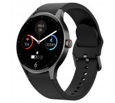 SMARTWATCH ZEGAREK OKRĄGŁA ZŁOTA KOPERTA POŁĄCZENIA 1,43'' Y80 IP68 CZARNY