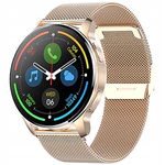 ZEGAREK SMARTWATCH I50 ELEKTRONICZNY DLA KOBIETY PLUS PASEK ZŁOTY
