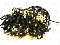 ZESTAW LAMPKI CHOINKOWE OŚWIETLENIE ŚWIĘTA CIEPŁA BIEL WEW 300LED 21M 3 SZT