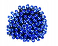 ZESTAW LAMPKI CHOINKOWE OŚWIETLENIE ŚWIĘTA WEW/ZEW NIEBIESKI 8M 100LED 3SZT