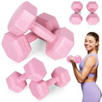 HANTLE ZESTAW 2x2 kg CIĘŻARKI DO ĆWICZEŃ HANTELKI OBCIĄŻNIKI FITNESS
