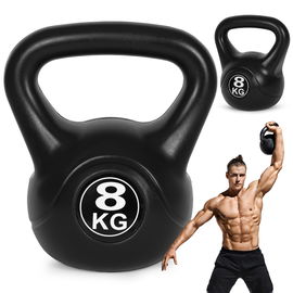 KETTLEBELL KETTLE 8 kg CIĘŻAR DO ĆWICZEŃ SIŁOWNIA FITNESS HANTLA  ODWAŻNIK