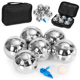 ZESTAW DO GRY W BULE KULE BOULES PETANQUE 6 szt. ETUI AKCESORIA