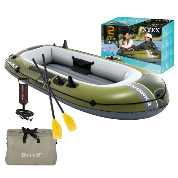 PONTON DMUCHANY 2 OSOBOWY Seahawk 2 POMPKA DWA WIOSŁA INTEX 66332