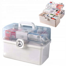 DUŻY POJEMNIK KASETKA BOX PUDEŁKO NA LEKI TABLETKI