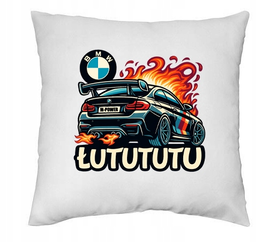 Poduszka BMW Śmieszna Łu tu tu PREZENT dla chłopaka