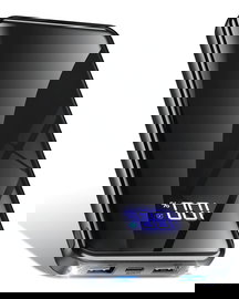 Powerbank JM1 PRO 20000mAh 2x USB 3.0 i 1x USB C z wyświetlaczem LCD CZARNY