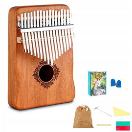 Zestaw dziecięcych instrumentów muzycznych, pianino, Kalimba, 17 klawiszy