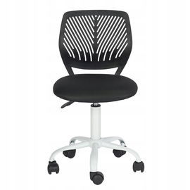 Krzesło FurnitureR Ergonomiczne czarne 38x39x75-85cm regulacja wysokości