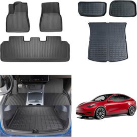 Dywaniki Zestaw 3 dywaników GAFAT do Tesla Model Y 2020-2024 Antypoślizgowe