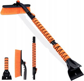 DŁUGA SZCZOTKA SKROBACZKA DO SAMOCHODU XL SUITU DO ŚNIEGU I LODU