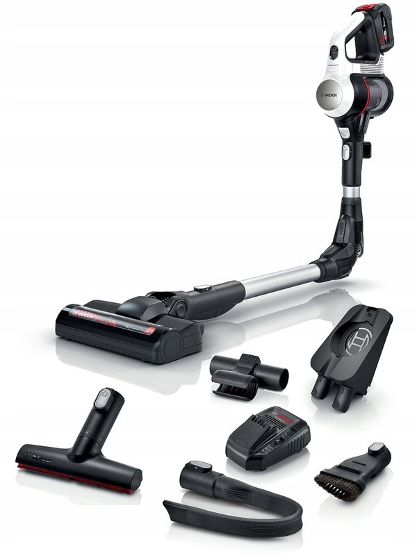 Odkurzacz pionowy Bosch BSS 715CARP Unlimited 7 biały (NIEKOMPLETNY)