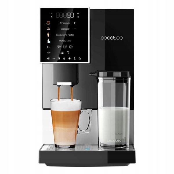 Ekspres do Kawy Cecotec Cremmaet Compactccino Black Silver 1350W 19 Bar