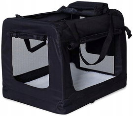 Transporter dla psa czarny XXL 90 cm x 61 cm 65 cm