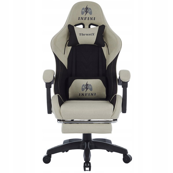 Fotel Gamingowy ThrustX Black/Beige