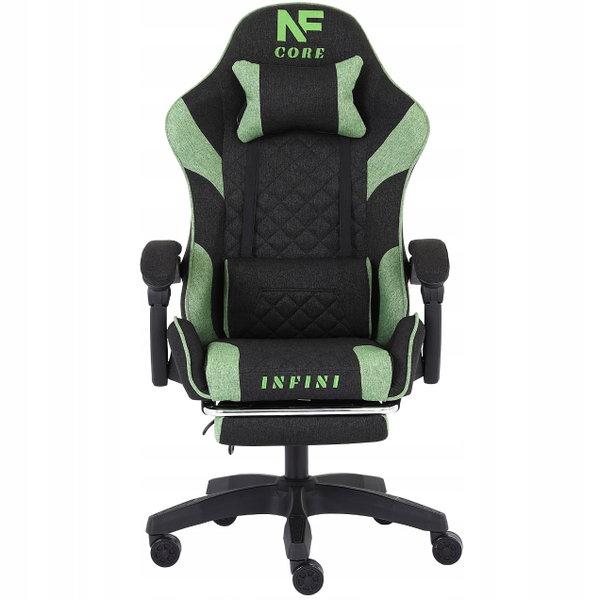 Fotel gamingowy Core Black/Green
