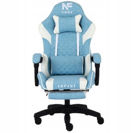 Fotel gamingowy Core Light Blue/White