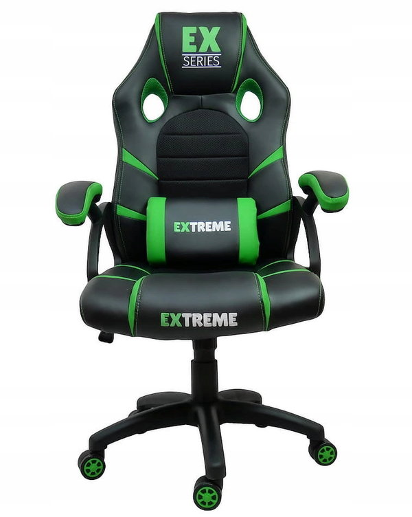 Fotel gamingowy EX Green zielony