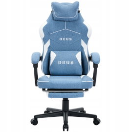 Fotel gamingowy Edge Light Blue niebieski