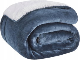 Koc Bedsure polar 150 cm x 200 cm brązowy