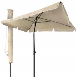 Parasol klasyczny Vounot beżowy 200 x 125 cm