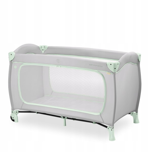 Hauck łóżeczko turystyczne Sleep N Play Go Plus Dusty Mint (szary/miętowy)