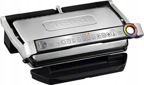 Kontaktowy grill elektryczny Tefal OptiGrill+ XL 2000 W srebrny GC722D34
