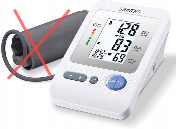 Ciśnieniomierz elektroniczny SANITAS SBM 21 CISNIENIOMIERZ (OPIS)