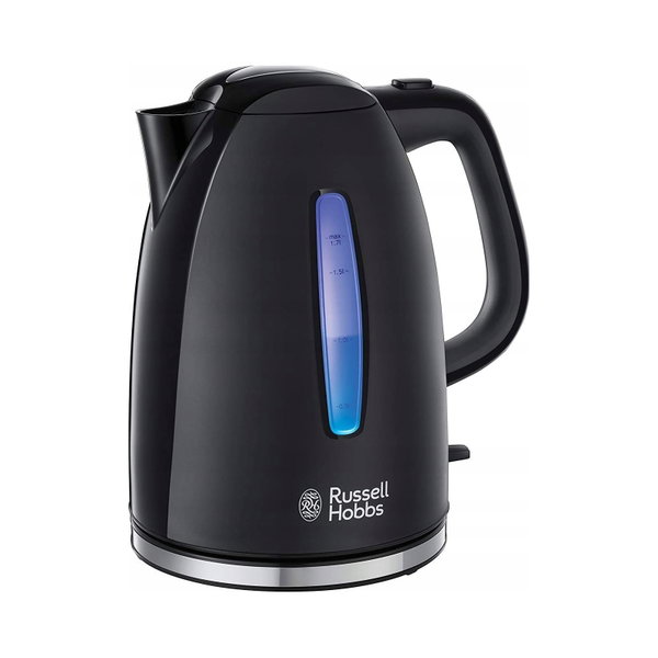 Czajnik elektryczny Russell Hobbs Textures Plus 2400 W 1,7 l czarny