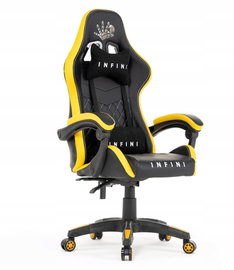 Fotel Gamingowy żółty INFINI Five Yellow