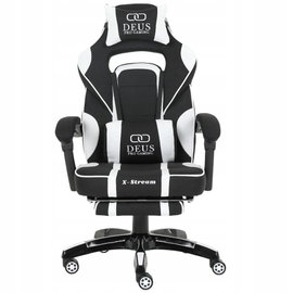 Fotel gamingowy biały DEUS X-STREAM black/white