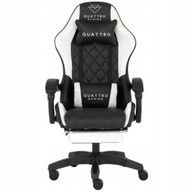 Fotel Gamingowy QUATTRO White
