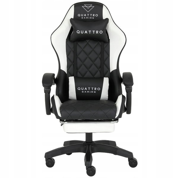 Fotel Gamingowy QUATTRO White