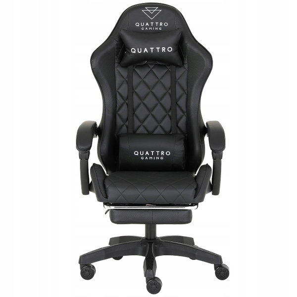 Fotel Gamingowy QUATTRO Black