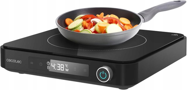 Płyta Indukcyjna Cecotec Full Magma 2000W !0 Poziomów Mocy Patelnia do Mięs