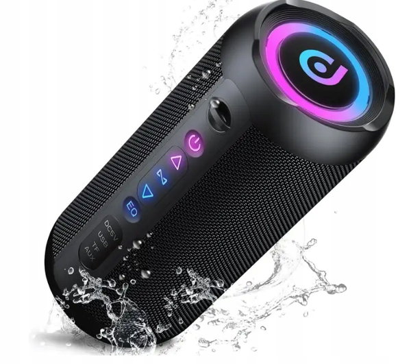 Głośnik Taopodo M13 przenośny Bluetooth z RGB, basem 30W i IPX7